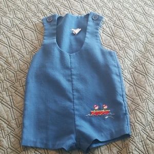 Vintage jonjon onepiece shortall toddler boy